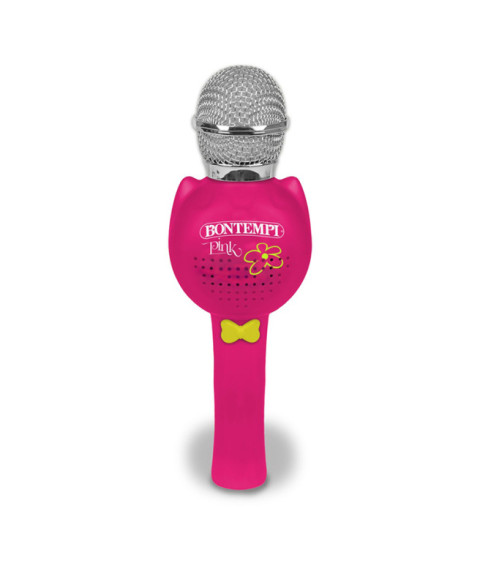 BT Microfon pentru karaoke roz, 60766